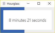 Hourglassの画面